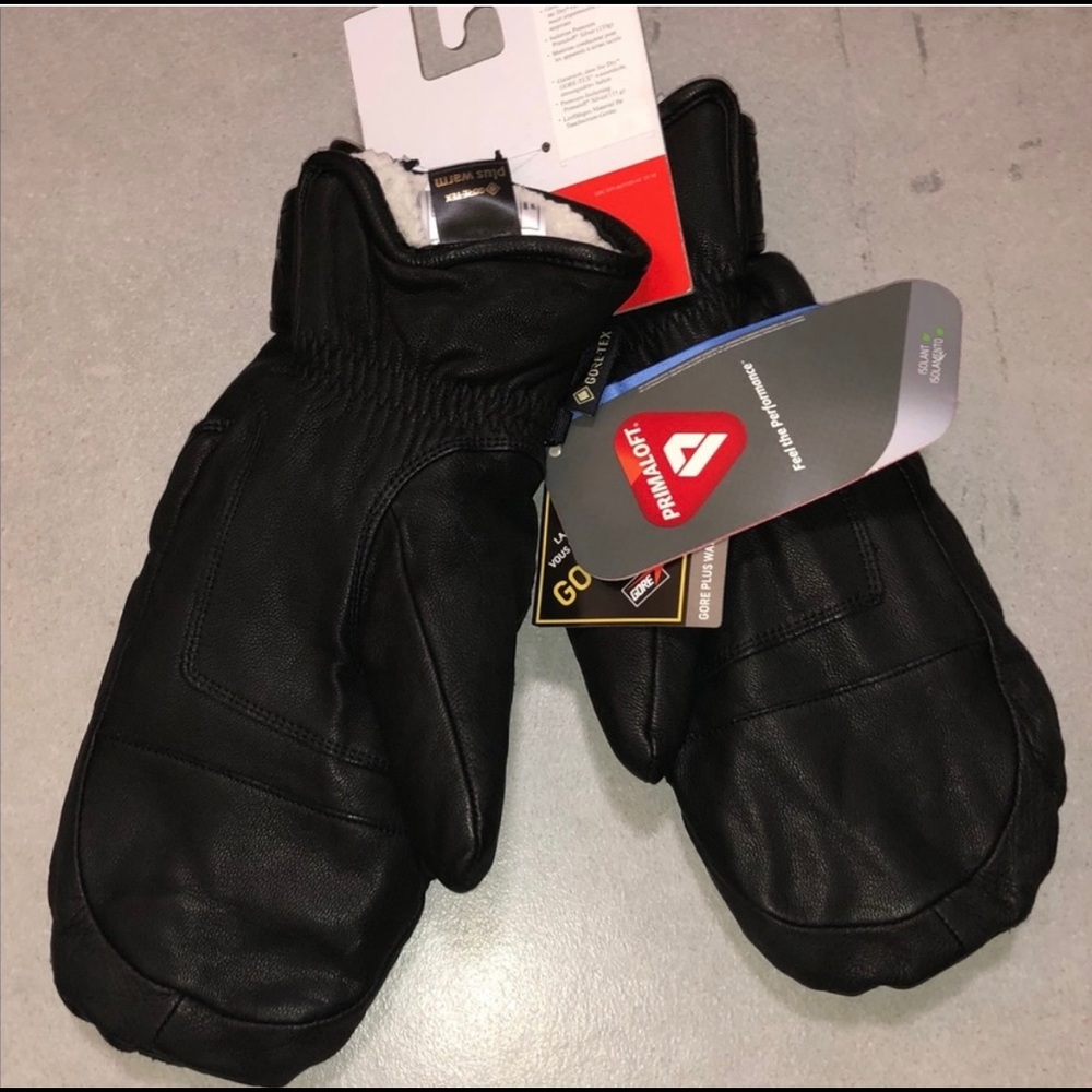 EUC Spyder Womens Turret GTX Mitten Black (worn 2 times)